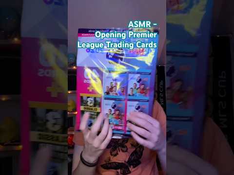 Opening Premier League Trading Cards ⚽️ #relax #asmrsounds #football