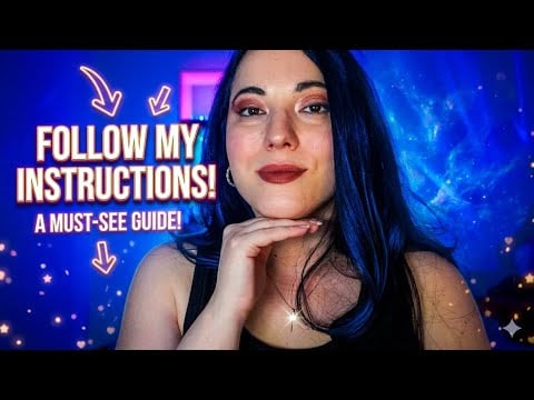 Segui le mie istruzioni per dormire rapidamente ASMR FOLLOW MY INSTRUCTIONS