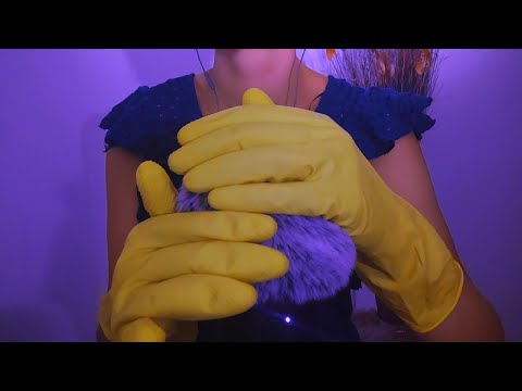 🎧 ASMR - Latex Gloves & Fluffy Mic Sounds (No Taking)
