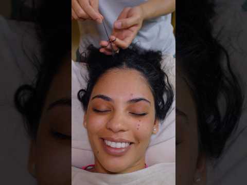 ASMR: She Pulled My Hair?! Vietnamese Bamboo Massage #shorts