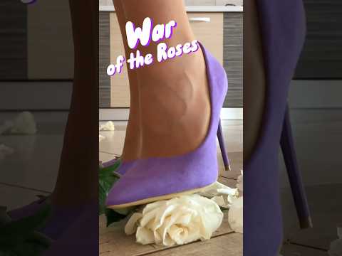 Pumps vs Roses! Oddly Satisfying High Heels Crushing Food! ASMR