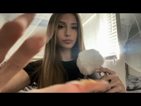 Personal attention hands movements.  camera scratching, bug plucking, mic nibbling. 