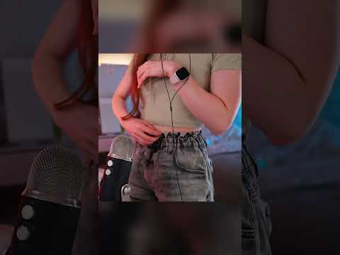 ASMR Scratching Denim Shorts