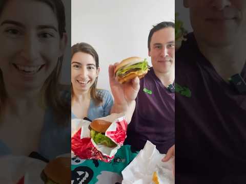 Krabby Patty Taste Test #shorts #wendys #spongebob