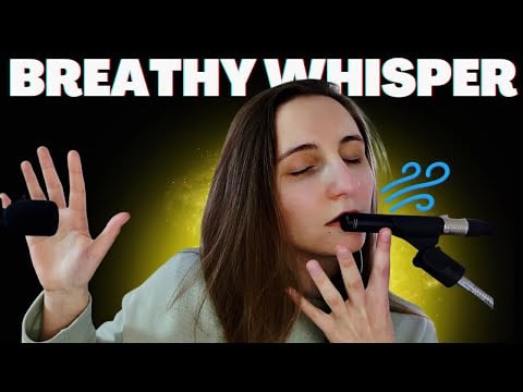ASMR FR | Chuchotements respirés 👉 avec et sans bonnette 🍃 (Breathy whisper)