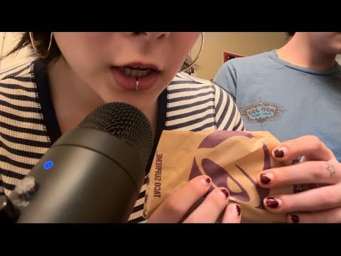 Eat taco bell with us ft. my roomate (mukbang)
