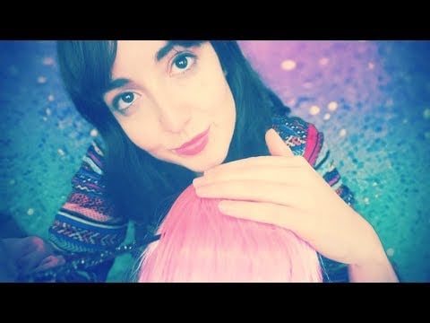 ASMR Scalp Massage & Hair Brushing | Wig On Mic