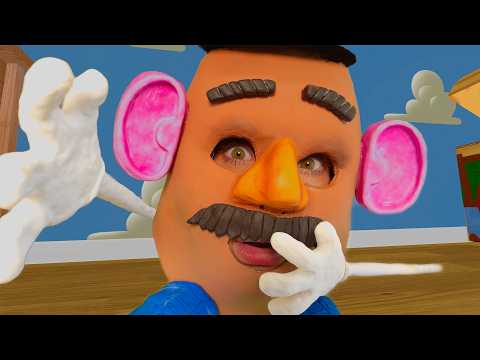 ASMR Mr. Potato Head gives you plastic surgery 🥔🔨💙