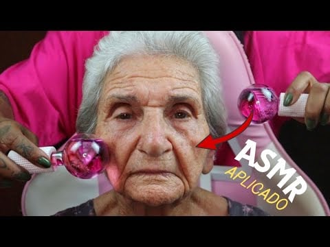 ASMR APLICADO NA MINHA AVÓ 👵🏻