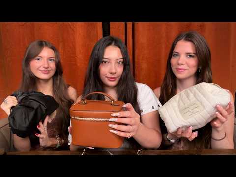 3 ASMR girls, 3 makeup bags, way too many favourites
