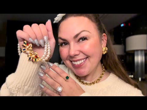 asmr/ jewelry I brought to NYC 💍✨ (jewelry sounds, show + tell) *SOFT SPOKEN*