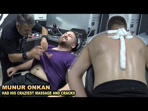 @asmrmunuronkan HAD HIS CRAZIEST MASSAGE AND CRACKS 💈 Asmr head,back,leg,arm,leg,face,ear massage