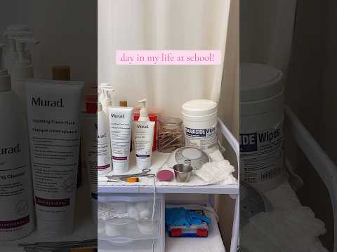 My 8 to 5 routine ☁️ #facial #esthetician #skincare #selfcare #dayinmylife