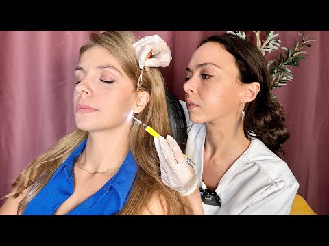 ASMR 1 HOUR  Ear Exam + Scalp Check | Most Detailed Auricle Cleaning, Hair Tests |Medical Role Play