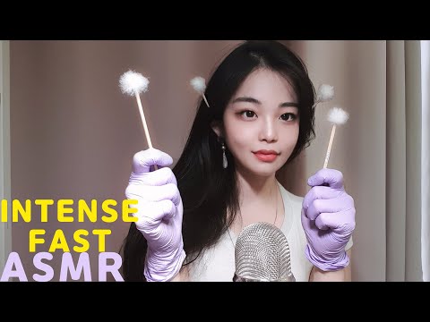 ASMR Intense Latex Glove Ear Cleaning 강한 귀청소 해줄게 라텍스 장갑끼고 😏 팅글가득 耳かき ASMR