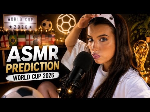 ASMR - Moje predikce pro world cup 2026 ⚽️