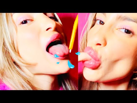 ASMR | GUMMIES 🍭 | CHEWING SOUNDS | LIPS SMACKING | LICKING | WHISPERING | LOFI ~ BLUE YETI🖤