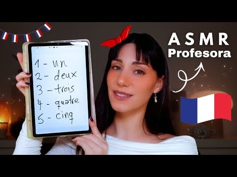 ASMR ❤️💤 Roleplay PROFESORA de FRANCÉS 🇫🇷 para Dormir