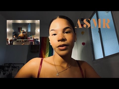 ASMR TOUR PELA PENTEADEIRA | tapping na tela, conversa e sons de creme.