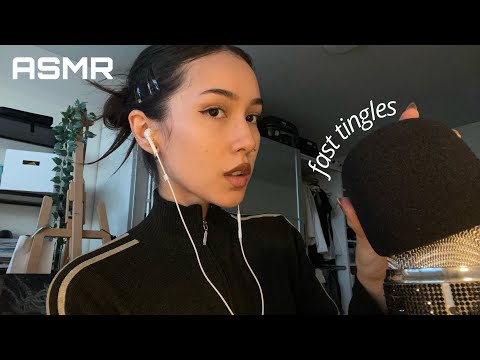 ASMR ☆ FAST & AGGRESSIVE TRIGGERS (mic scratching, acupuncture doll + more)