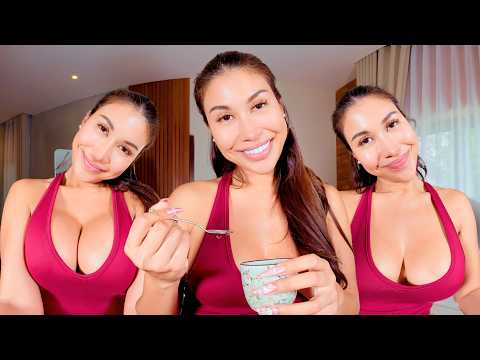 ASMR | Girlfriend Welcomes You Home | Tea, Whispers, & a Cold Towel to Help You Relax 💆‍♂️ in VR180