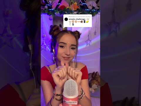 Emoji challenge ASMR