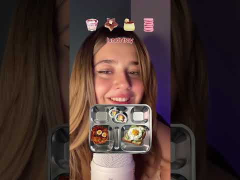 Yemek sıralıyoruz #asmr #triggersforsleep #asmrvideo #keşfet #food #tingles
