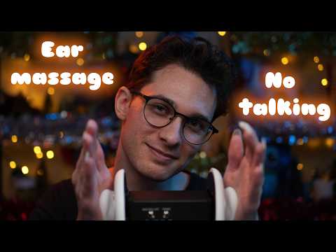 ASMR 4k | Je masse tes oreilles ( 3dio ) No talking !😴🧡