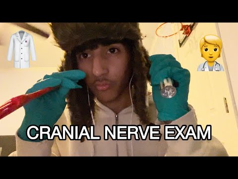 ASMR Cranial nerve exam 🧑‍⚕️(idk what im doing)