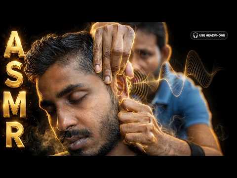 ASMR FAST Head Massage, Ear Massage, Head Scratching & Forehead Tapping For Deep Sleep | No Talking