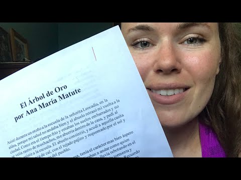 ASMR Spanish/Español Reading a Story (whisper ramble/soft spoken mix)