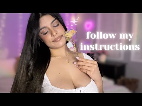 ASMR ✨ Follow My Instructions But You Can Close Your Eyes Halfway Through 😴