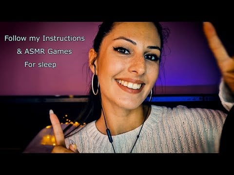 Следвай инструкциите ми, за да заспиш 😴АСМР Игри на Български😴 Follow my instructions ASMR
