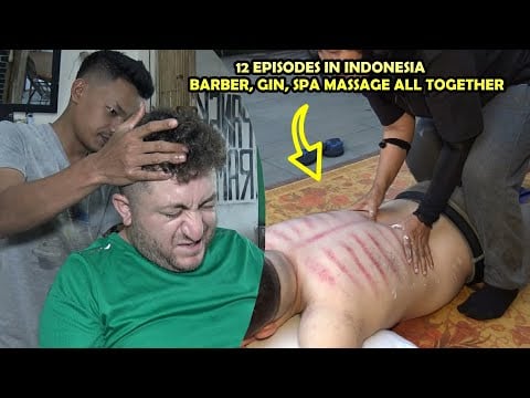 12 DEEP TINGLING MASSAGE IN ONE + CRACKS + ASMR head,face,ear,foot,chest,back massage #indonesiaasmr