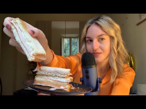 EATING TOAST 🥪 mukbang sandwich (asmr ita)