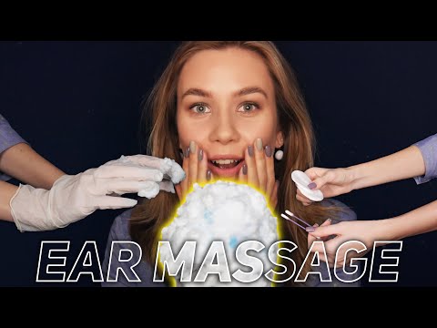 МАССАЖ ТВОИХ УШЕК | ПЕНА ДЛЯ БРИТЬЯ НА МИКРОФОН АСМР | SHAVING CREAM IN YOUR EARS | EAR MASSAGE ASMR