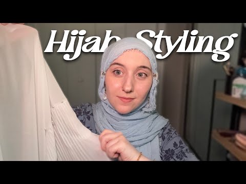 ASMR Bestie Styles Your Hijab For Your Wedding 💍