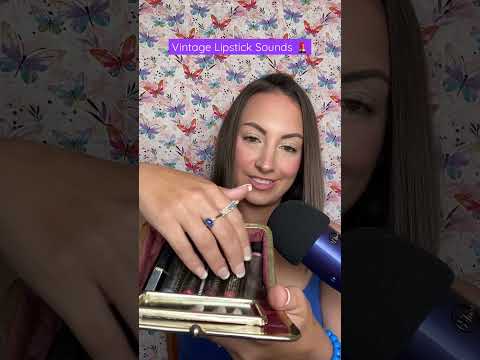 ASMR Vintage Lipstick Sounds 💄