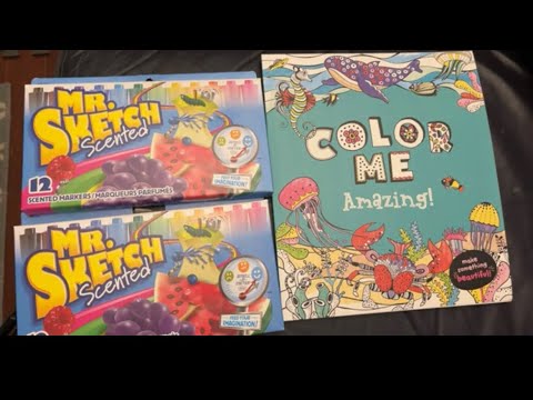 ASMR Coloring Book Markers No Talking