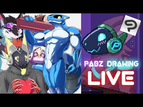 You can't sleep so you watch Pabz draw - LIVE ASMR