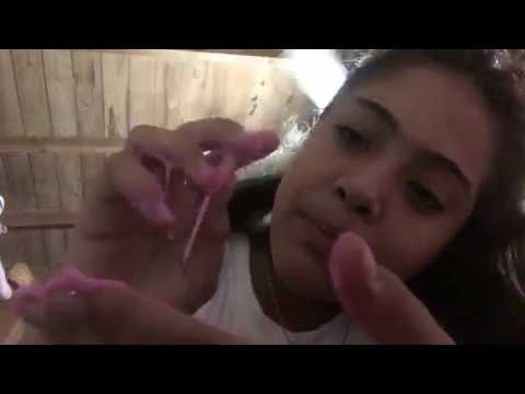 Mini ASMR QUE PASA SI MECLAMOS SLIME CON PLAY DOH