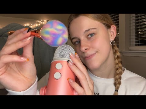 ASMR Random Trigger Assortment ♡ (energy plucking, tapping, brushing, & more)