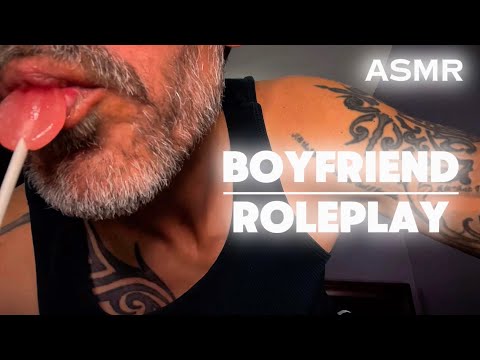 ASMR | Boyfriend Cures Your Headache (Mouth Sounds, Personal Attention, Rain Sounds)