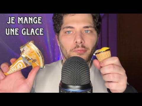 ASMR Français : JE MANGE UNE GLACE 🍦