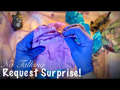 ASMR REQUEST! Gentle paper crinkles using eye glass lens wipes! (No talking version) What can I do?
