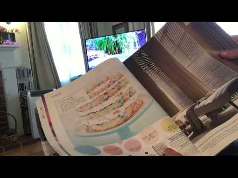 Ad-Free ASMR: flipping through catalog, magazine, and book - quiet whisper