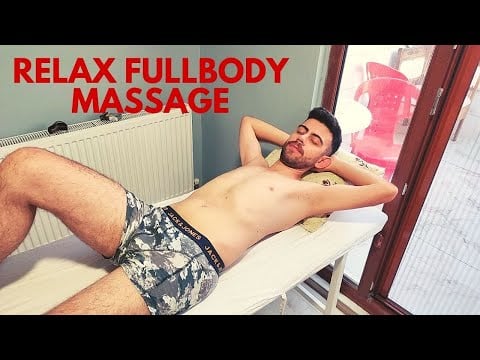 ASMR SLEEP-INDUCING, EXTREMELY RELAXING FULL BODY MASSAGE- chest,abdominal,leg,arm,hand massage