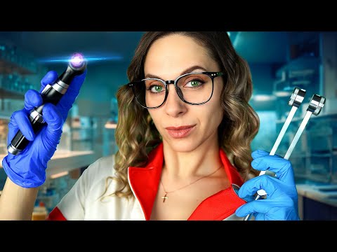 ASMR Ear Cleaning & Exam + Hearing Test, OTOSCOPE, Relaxed Medical Roleplay for Sleep