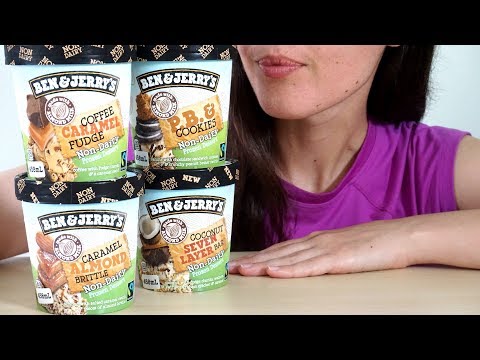 ASMR: Trying Vegan Ben & Jerry’s (Whispered)