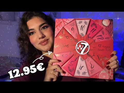 ASMR ABRIMOS EL CALENDARIO DE ADVIENTO DE W7… ¿decepciona? 💄